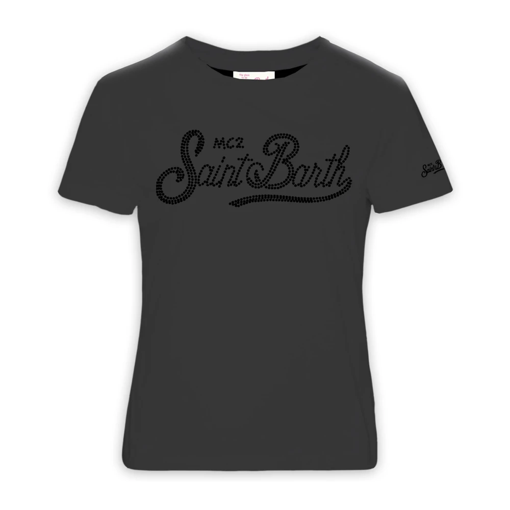 MC2 Saint Barth Zwarte T-shirts en Polos Black Dames