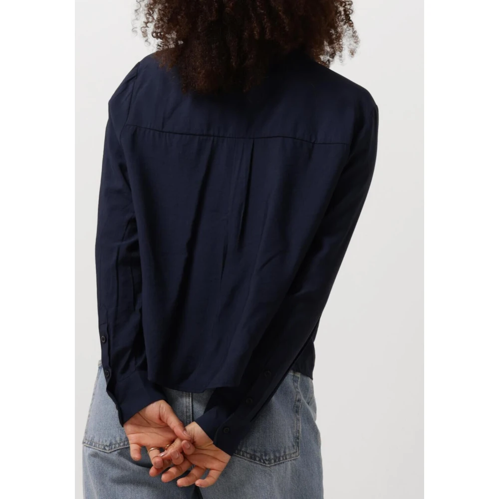 Modström Navy Blauwe Stijlvolle Blouse Blue Dames