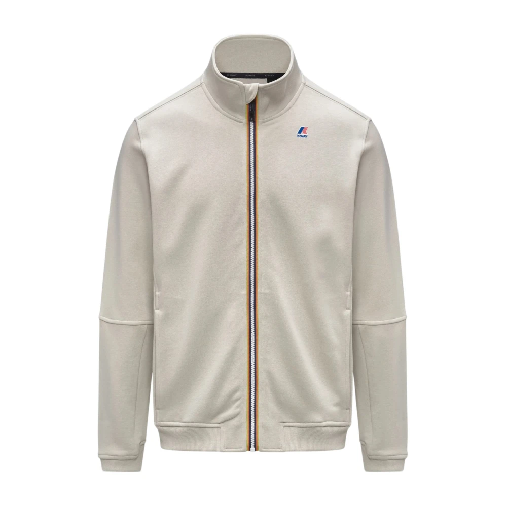 K-Way Uomo Beige Felpe, L, New,