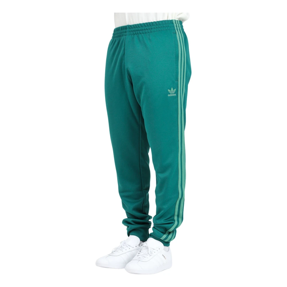 adidas Originals Groene Sportieve Classics SST Broek Green Heren