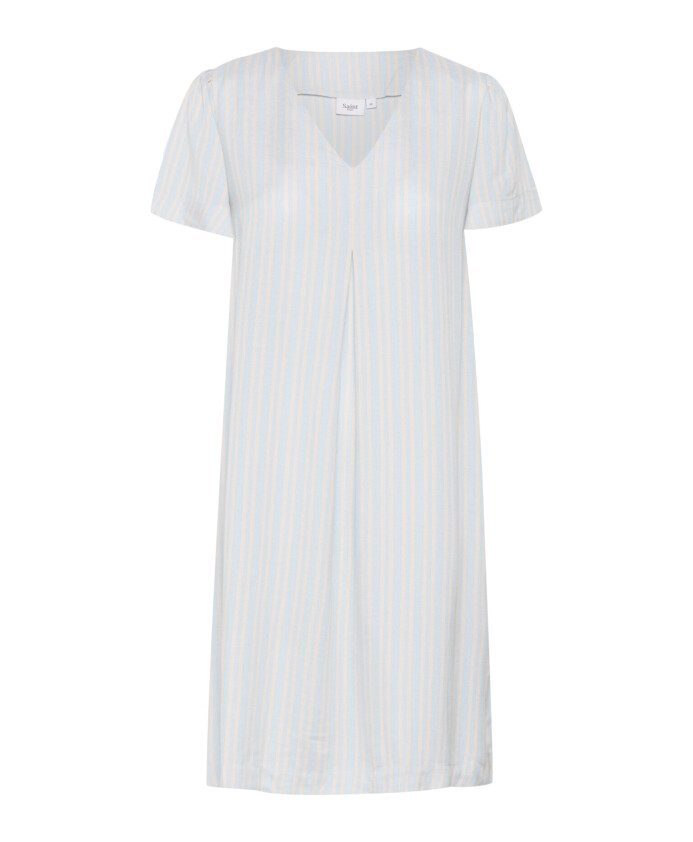 blauw-chambray-streep-jurk