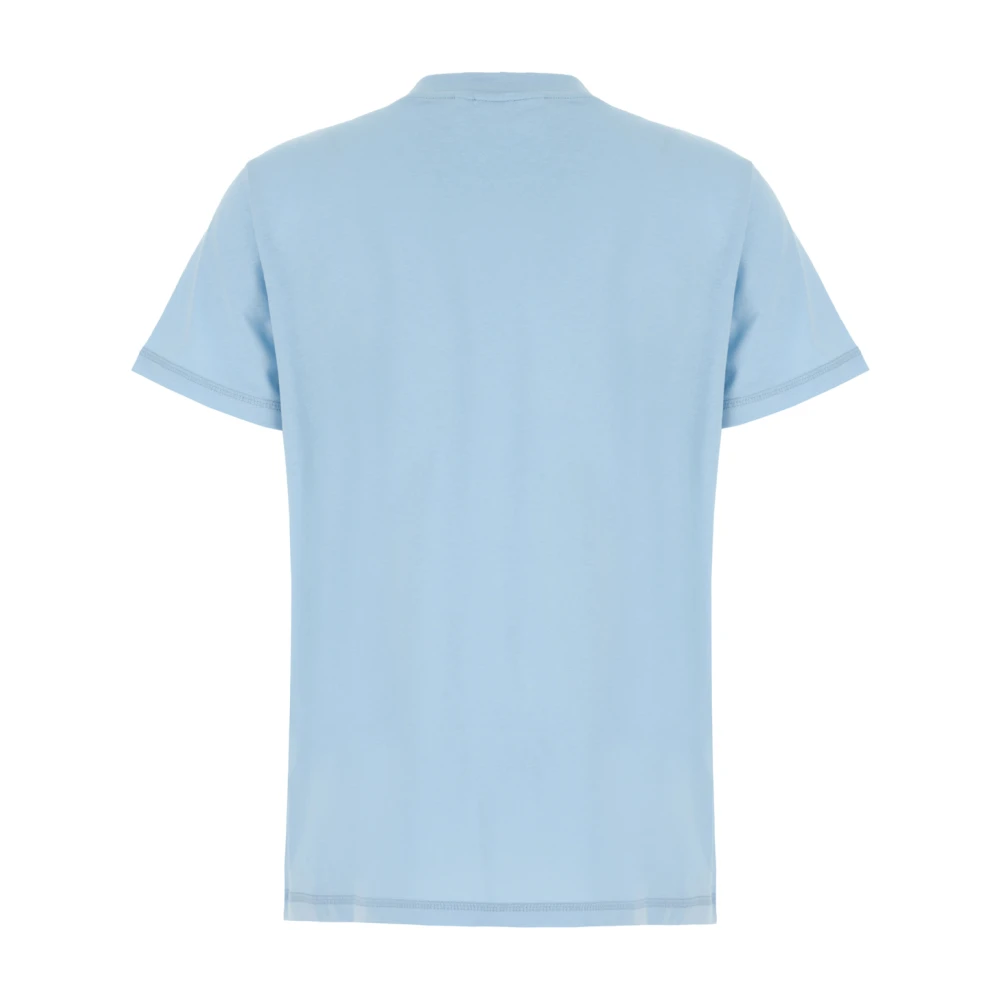 Ganni Casual Katoenen T-Shirt Blue Dames