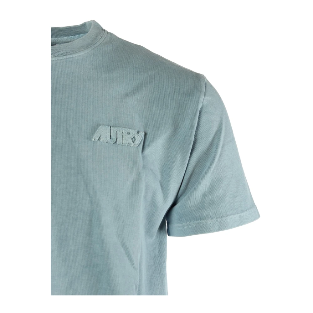 Autry Katoenen T-shirt Blue Heren