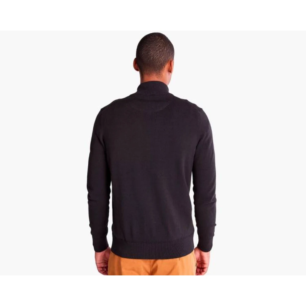 Timberland Heren Zip Katoenen Trui Black Heren