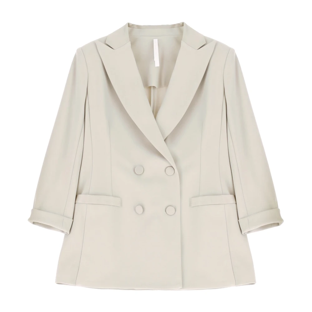 Imperial Women's Gray Blazers, M, Giacca Doppiopetto