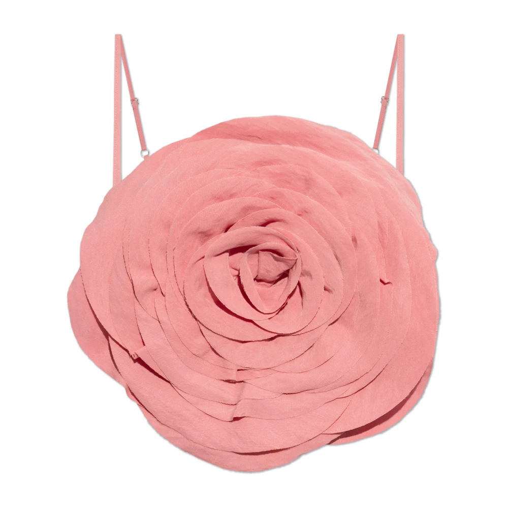 Blumarine Top met bloemmotief Pink Dames