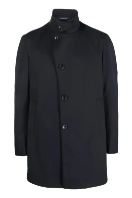 Cappotto in lana vergine e cashmere