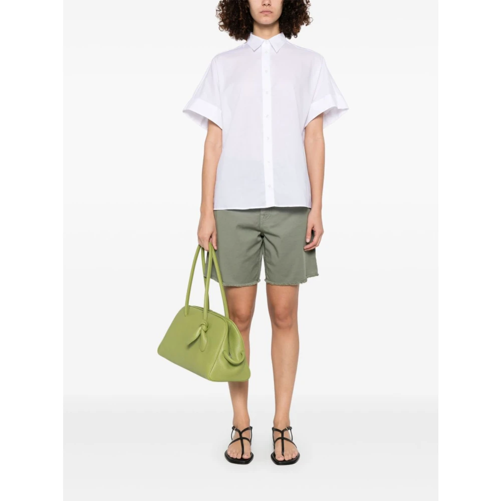 Fay Klassieke Witte Shirt Korte Mouwen White Dames