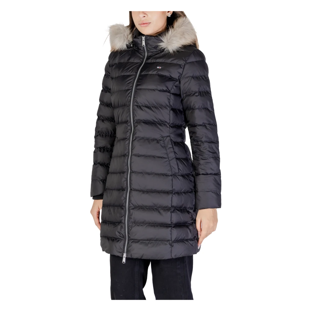 Tommy Jeans Lange Pufferjas White Dames