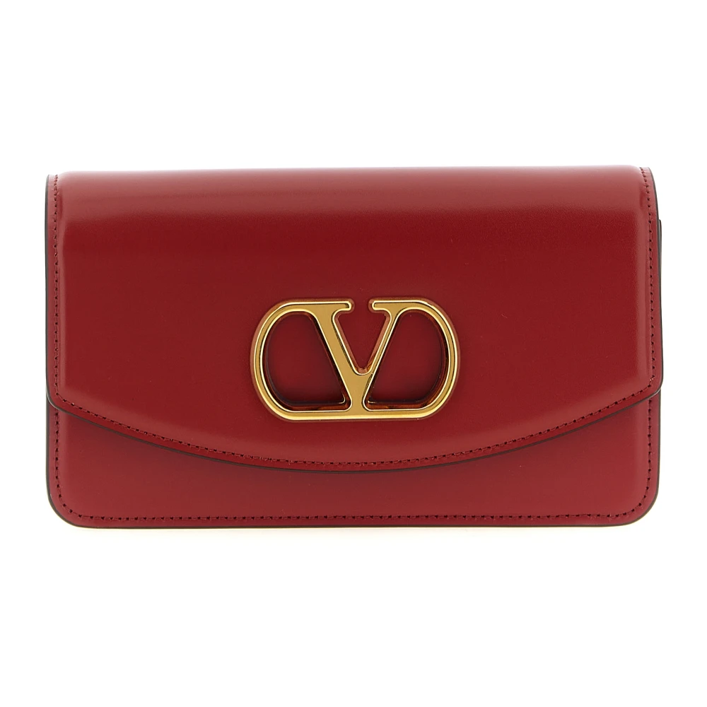 Valentino Garavani Women's Red Shoulder Bags, One Size, Vain Clutch