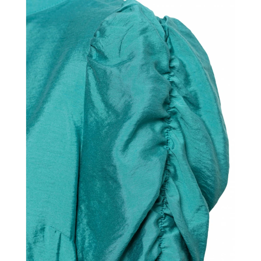 &Co Woman Bloes met lange mouwen en V-hals Blue Dames