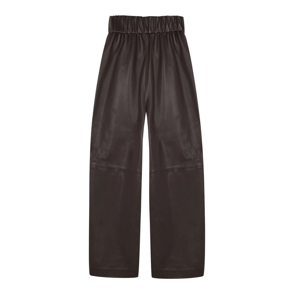 Cortana Brun Vida Läderbyxor