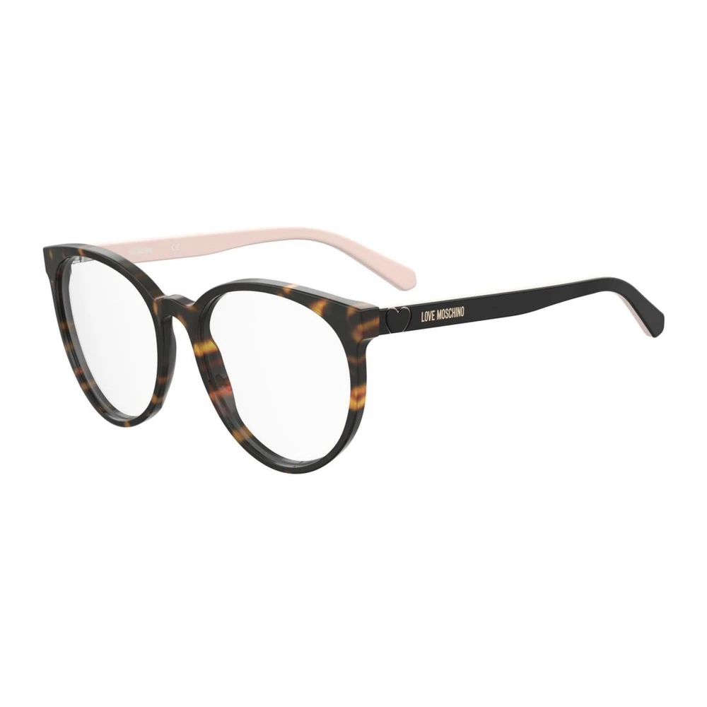 Love Moschino Bicolor Acetaatmontuur Bril voor Vrouwen Multicolor Dames