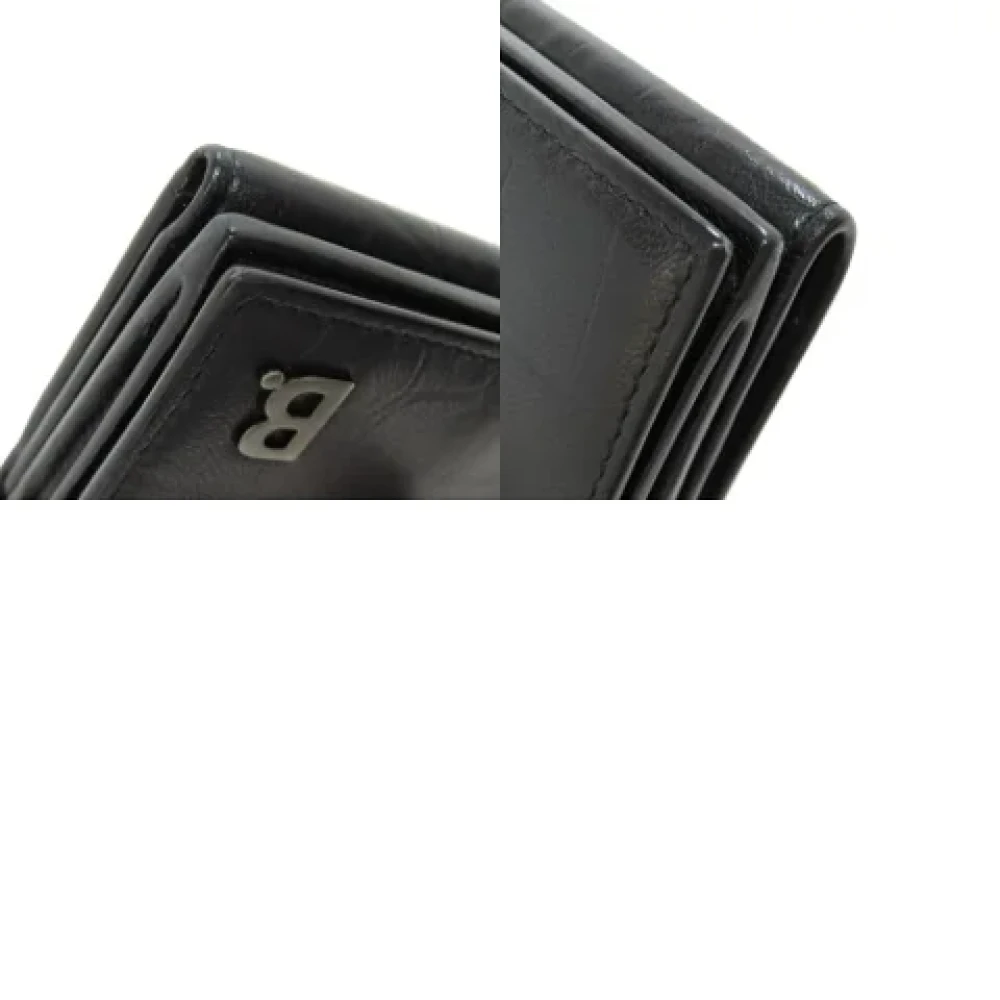 Balenciaga Vintage Pre-owned Leather wallets Black Dames