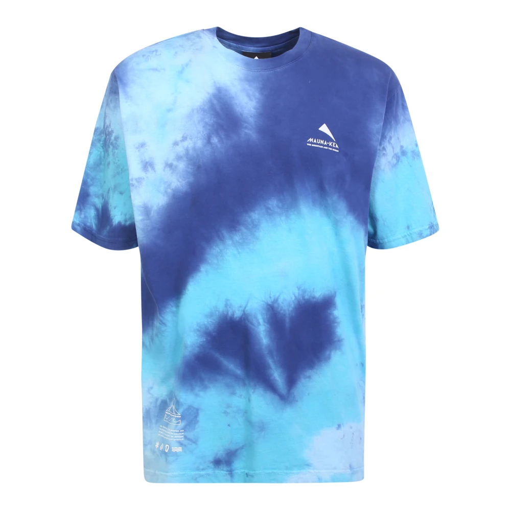 Mauna Kea Groen Tie Dye Logo T-Shirt Multicolor Heren