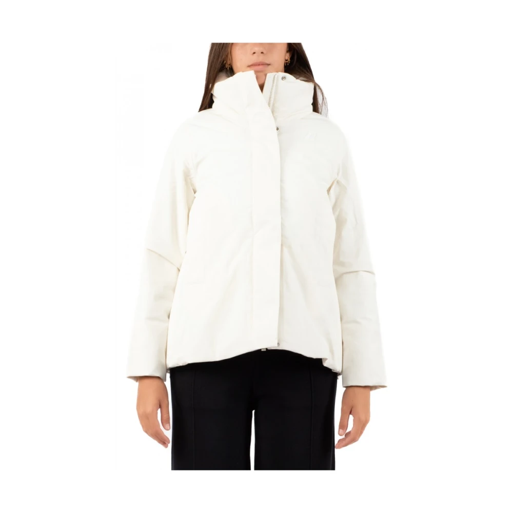 K-way Damesjas Lichtgewicht Waterdicht White Dames