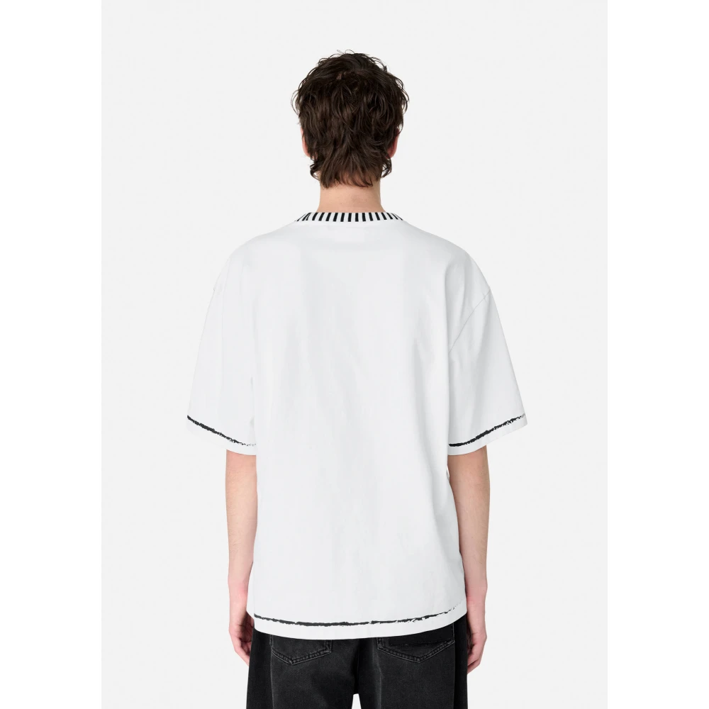 Axel Arigato Seam Relaxed T-Shirt White Heren