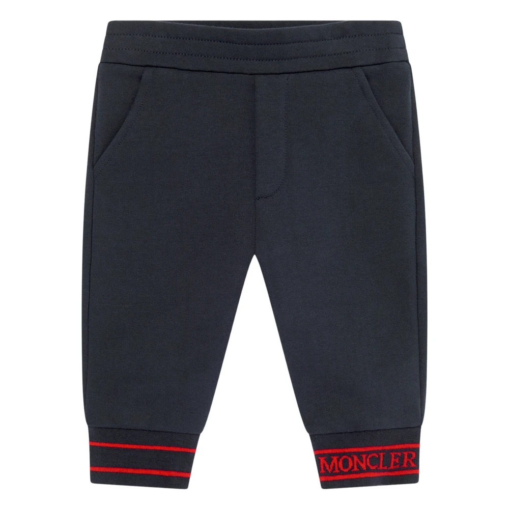 Moncler Boys Blue Sweatpants,, Logo Joggers Size 2 Y