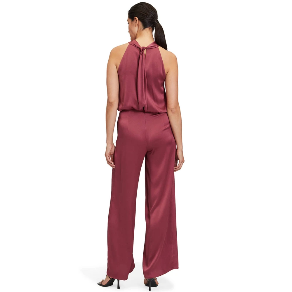 Vera Mont Elegant Overall Jumpsuit Red Dames