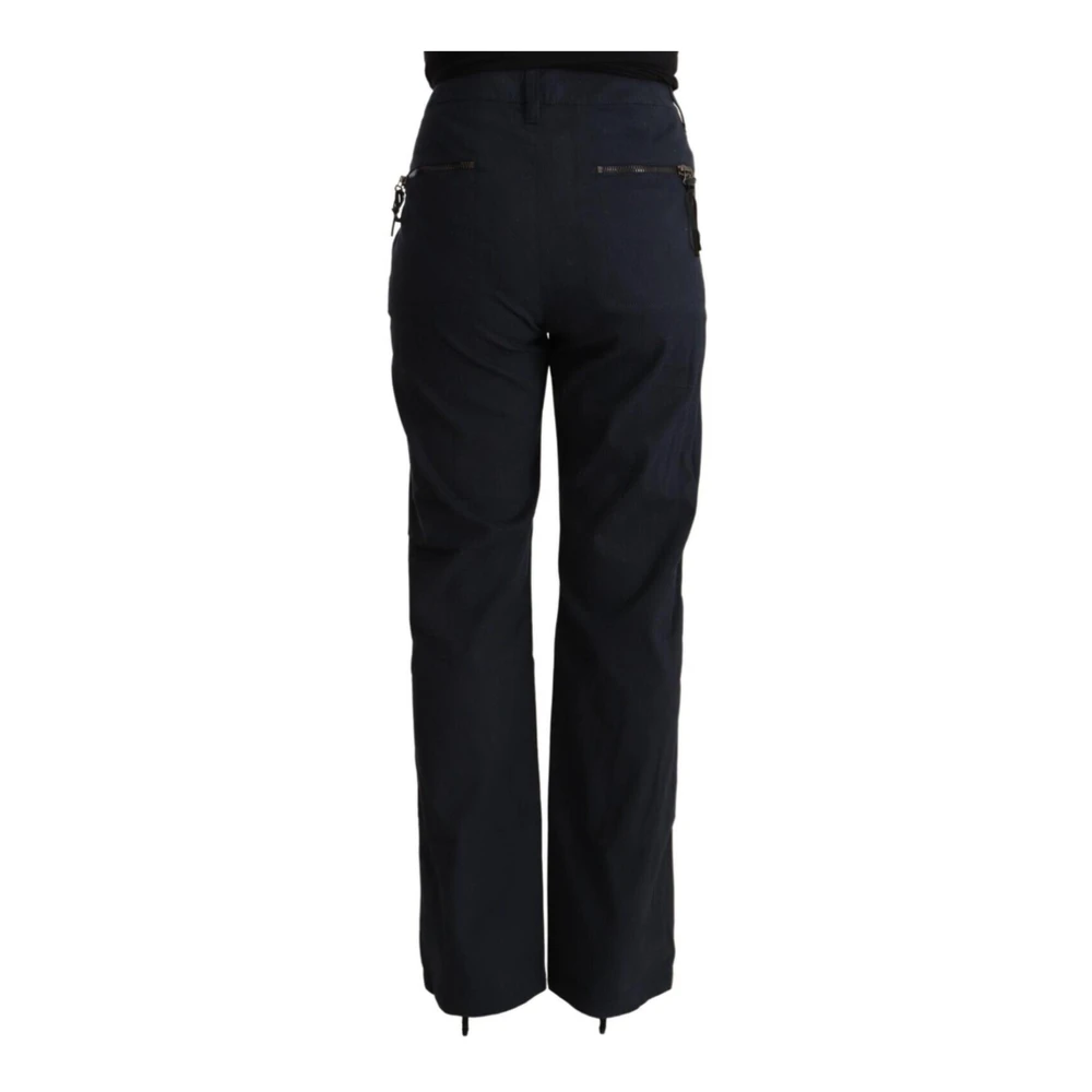 Exte Logo Detail Tapered Broek Black Dames