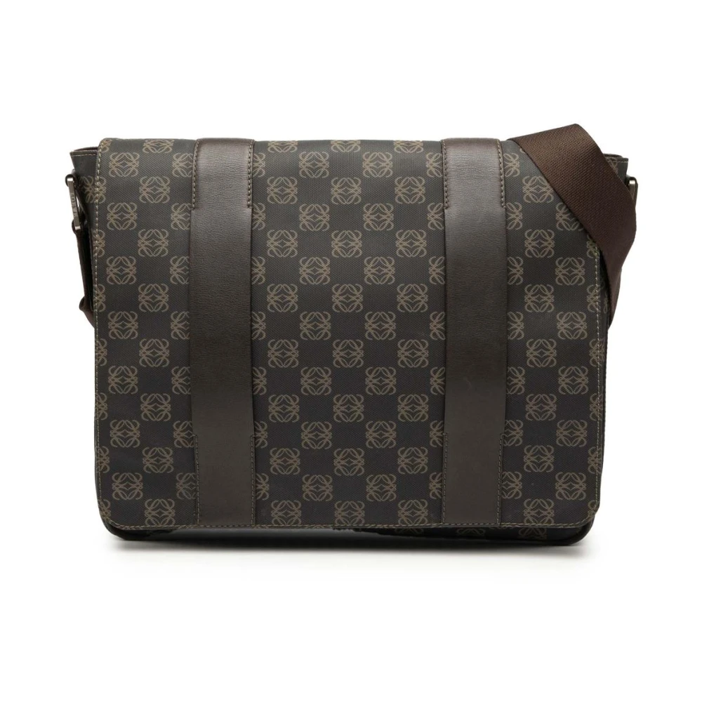 Loewe Pre-Owned Women's Brown Pre-Owned Patterned Messenger Bag