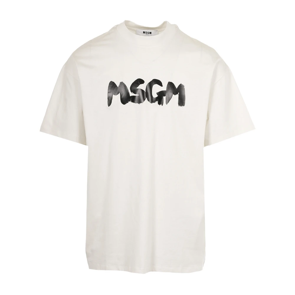 Msgm - Tops > T-Shirts - White - Msgm - Modalova