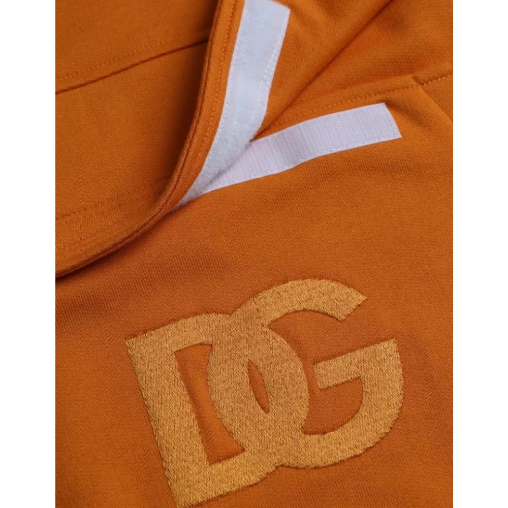 Dolce & Gabbana Oranje Hoodie met Logo Orange Heren