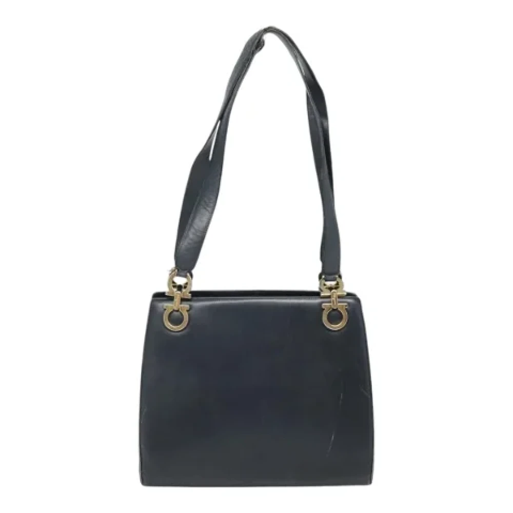 Salvatore Ferragamo Pre-owned Leather totes Black Dames