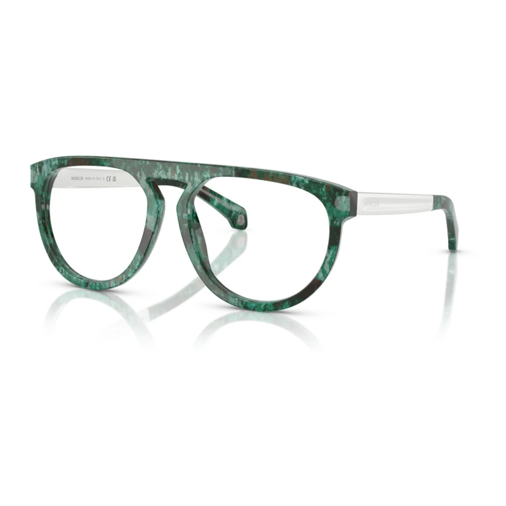 Moncler Women's Green Glasses, 55 Mm, Havana Eyewear Frames Me2007