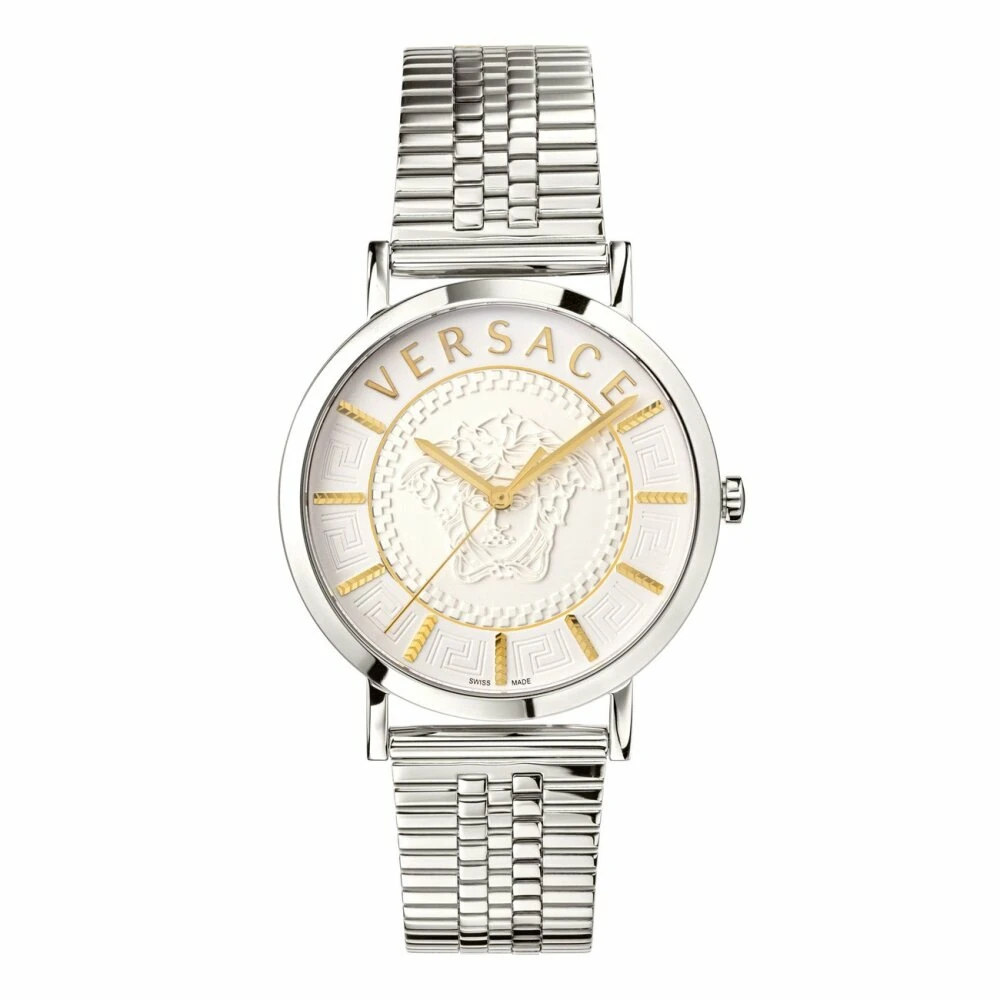 Versace Men's Gray V-Essential Watch - Watches - One Size - Accessories