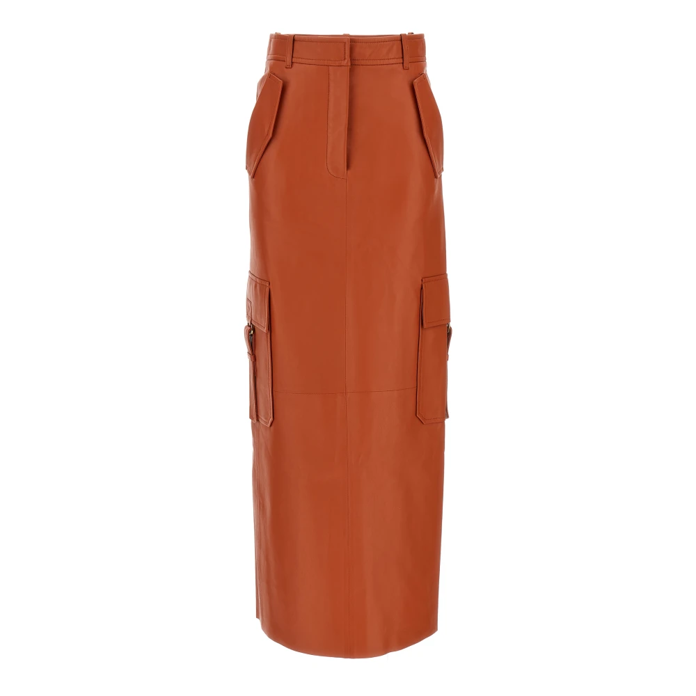 Zimmermann Women's Orange Illustration Midi Skirt - Maxi Skirts - Xs - Skirts