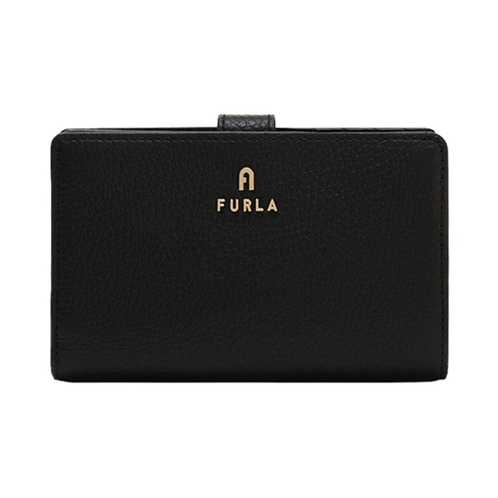 Furla Women's Black Camelia M Compact Wallet - Wallets & Cardholders - One Size - Accessories