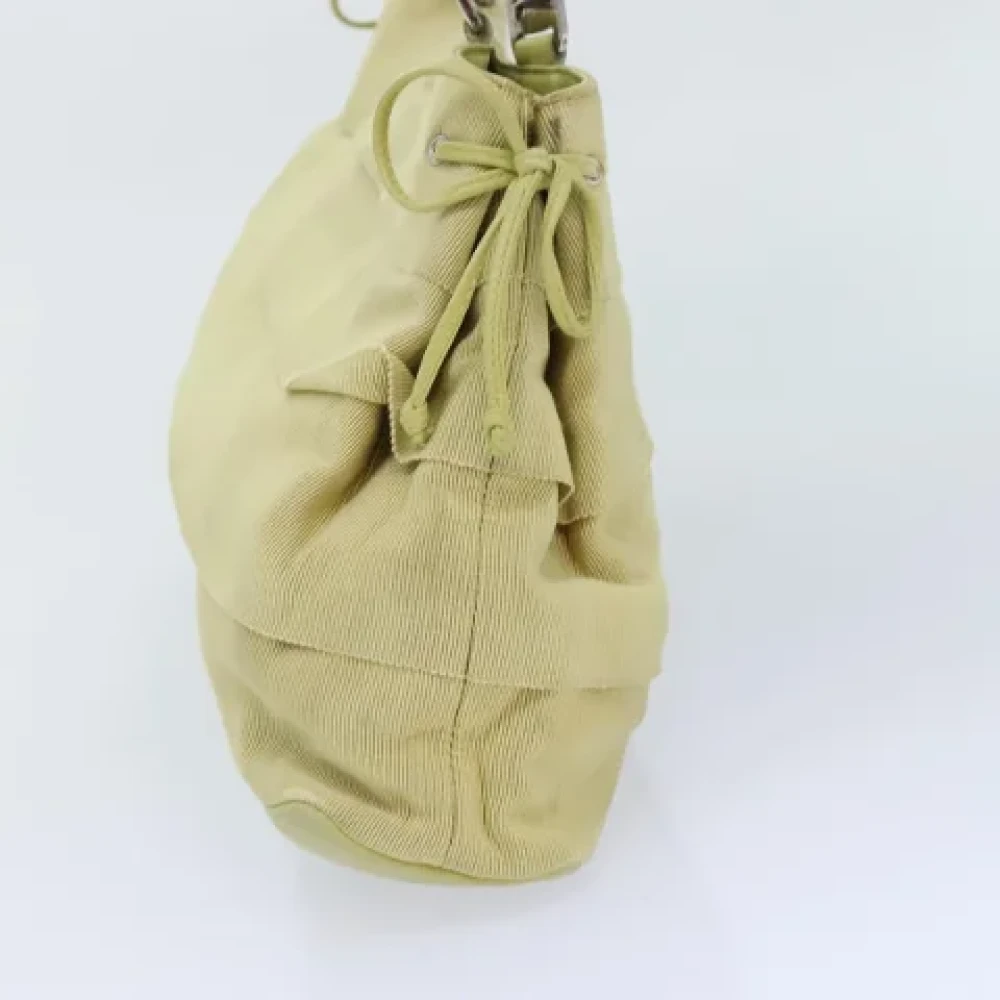 Salvatore Ferragamo Pre-owned Canvas handbags Green Dames