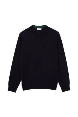 Merino Ull Monokrom V-ringad Tröja