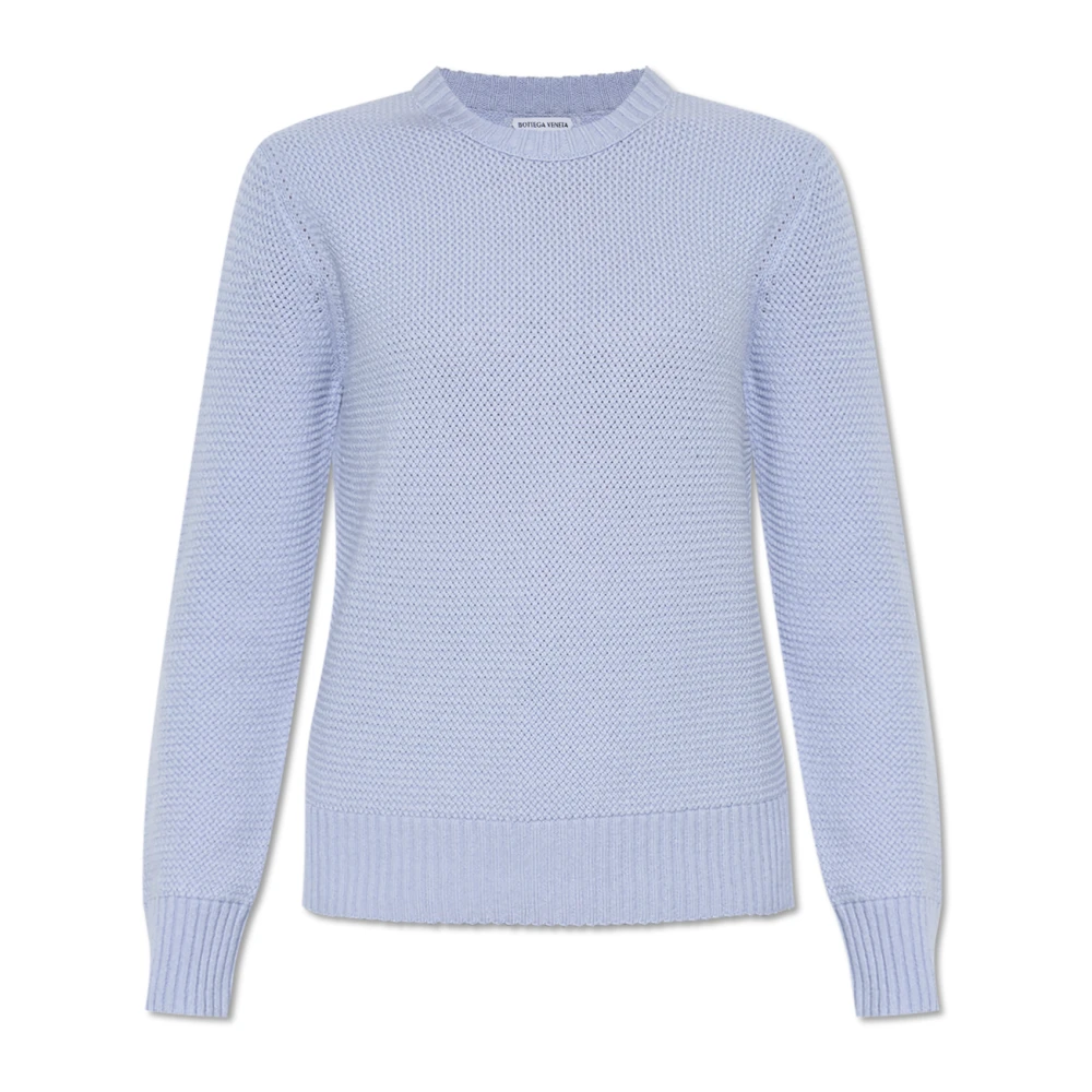 Bottega Veneta Kasjmier trui Blue Dames
