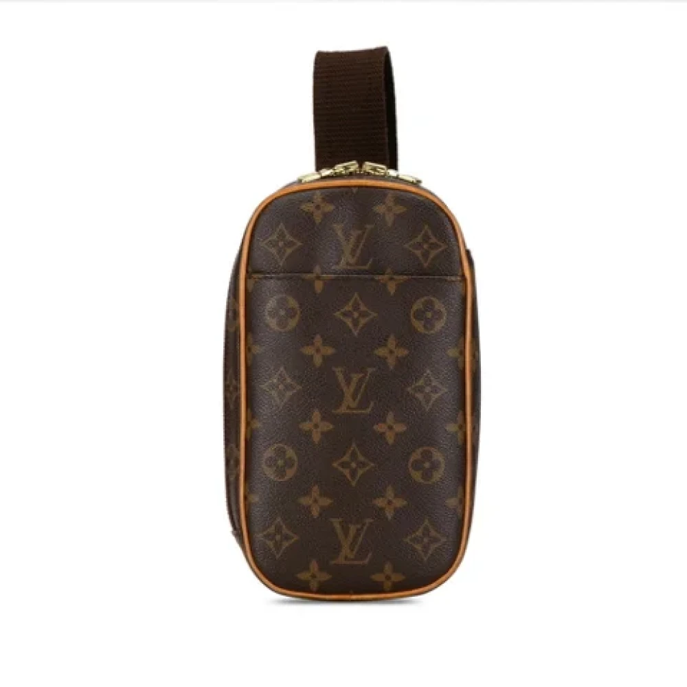 Louis Vuitton Vintage Pre-owned Plastic shoulder-bags Brown Dames