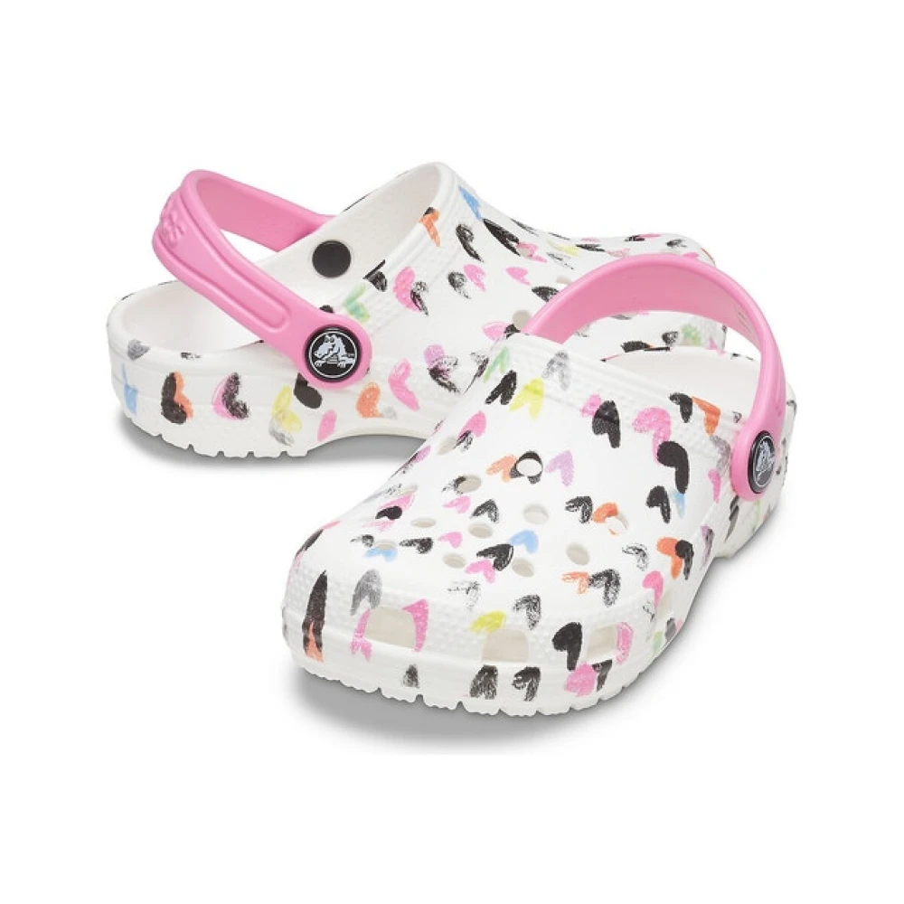 Crocs Heart Träskor White, Flicka