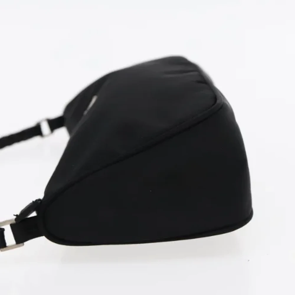 Prada Vintage Pre-owned Nylon prada-bags Black Dames