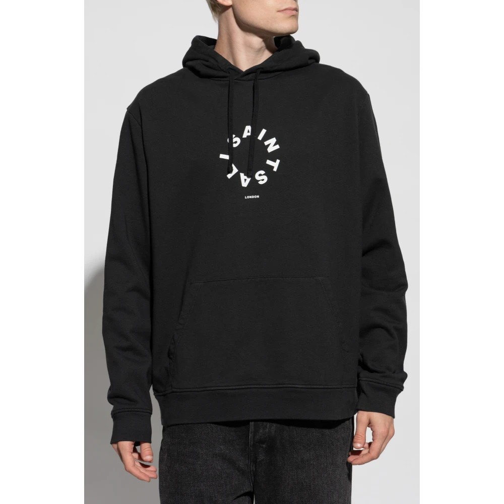 AllSaints Hoodie Tierra Black Heren