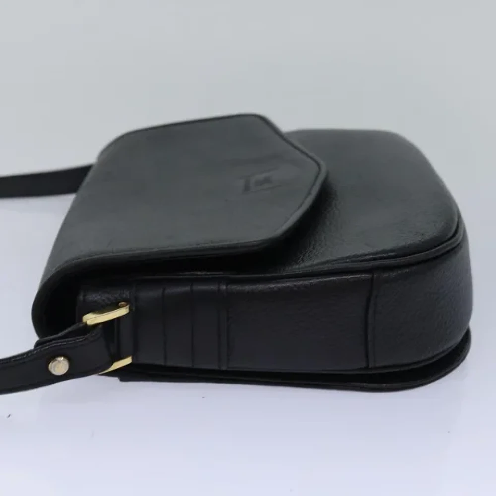 Burberry Vintage Pre-owned Leather shoulder-bags Black Dames