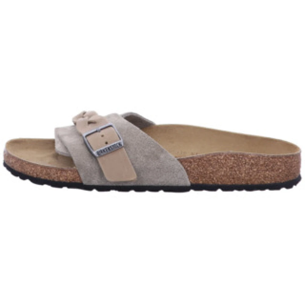 Birkenstock Women's Brown Comfortable Slide Sandals For - Sliders - 5 Uk - Shoes