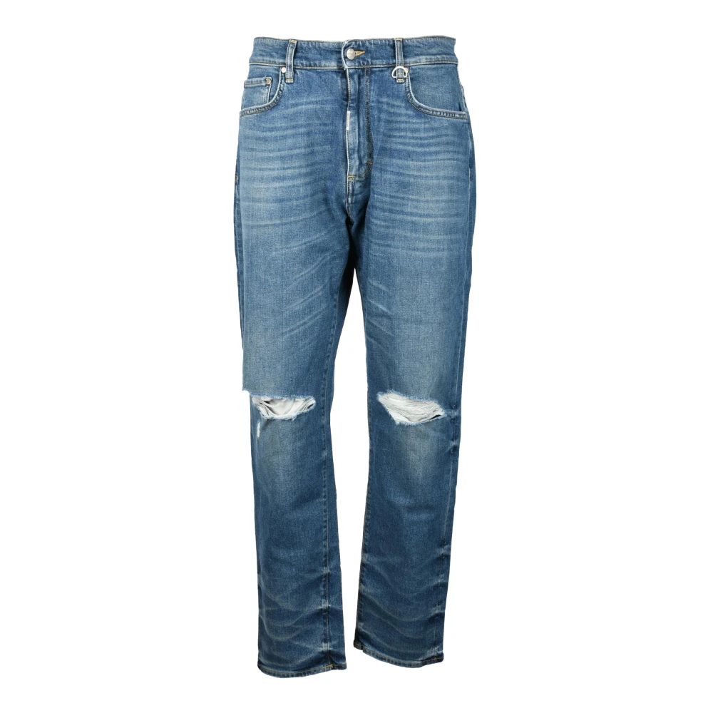 Represent Klassieke katoen-elastaan jeans Blue Heren