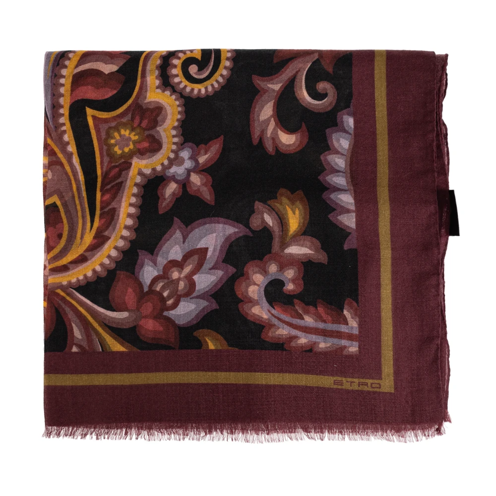 ETRO Kasjmier sjaal Red Heren