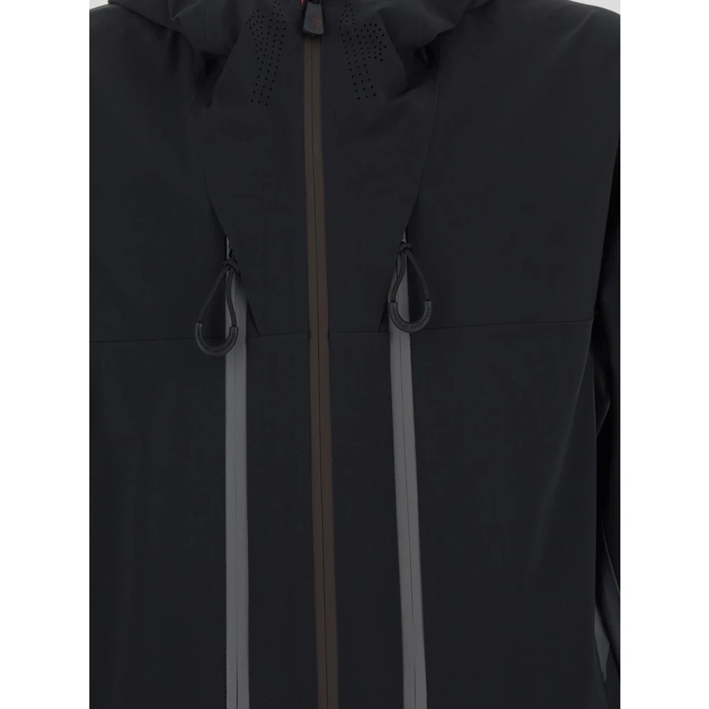 Moncler Nylon Jas Black Heren