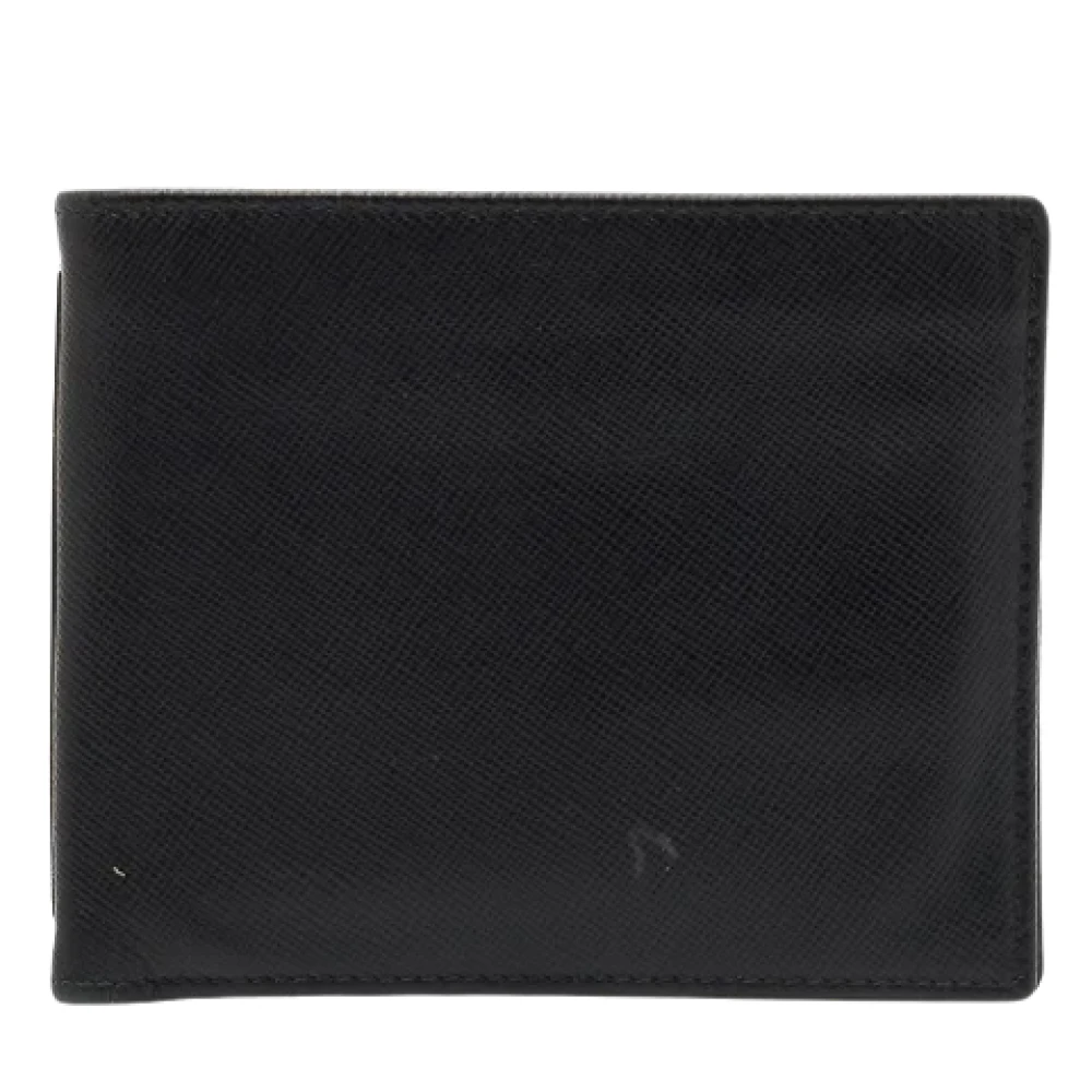 Armani Pre-owned Leather wallets Black Dames