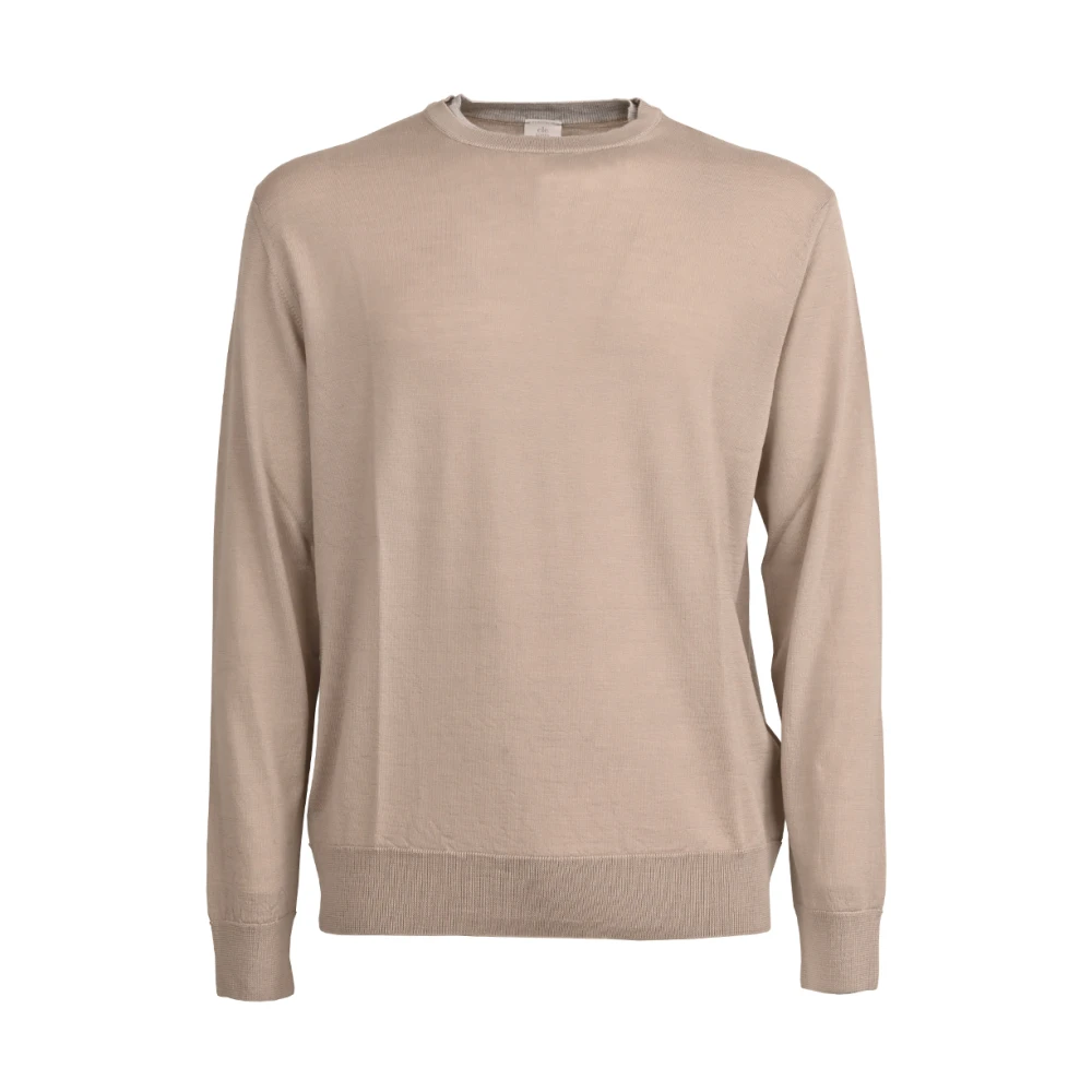 Eleventy Zijden Gebreide Truien en Sweaters Gray Heren