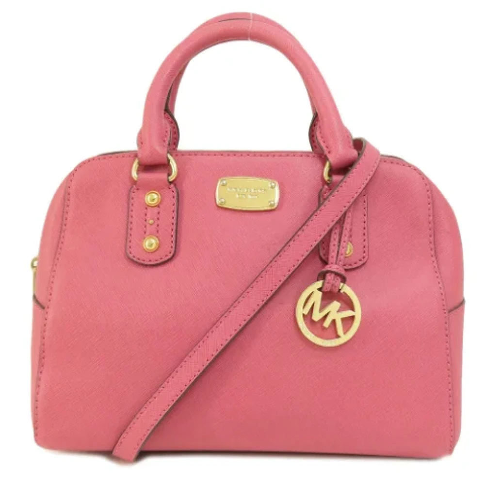 Michael Kors Pre-owned Fabric handbags Pink Dames