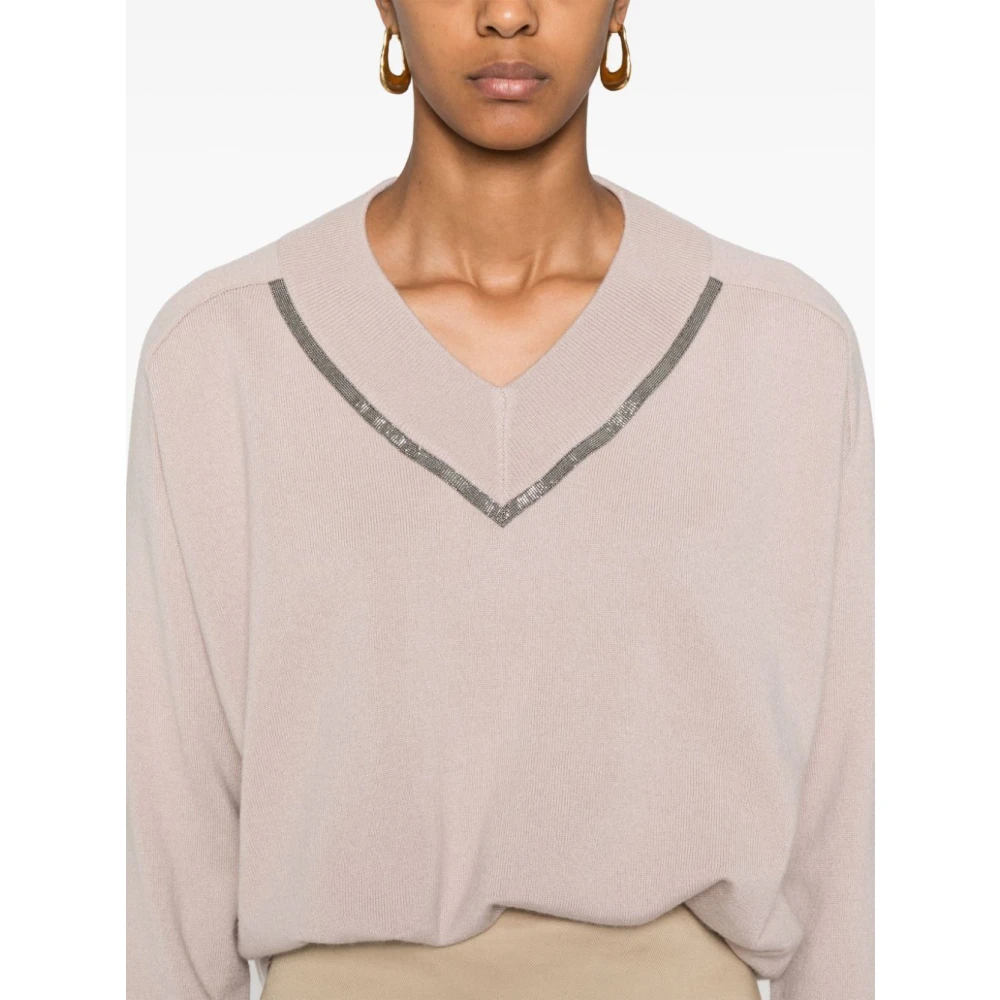 BRUNELLO CUCINELLI Casual Jersey Shirt Purple Dames