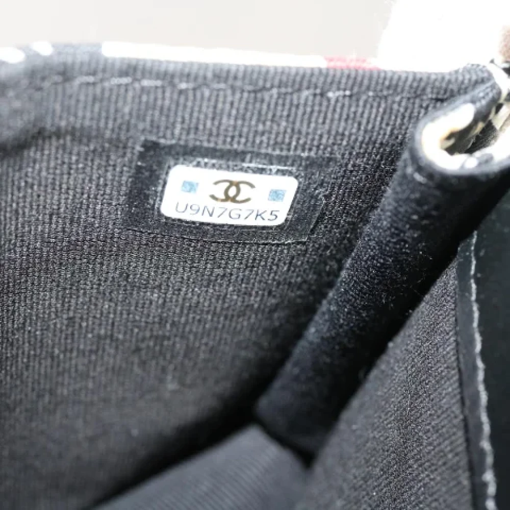 Chanel Vintage Pre-owned Canvas chanel-bags Beige Dames