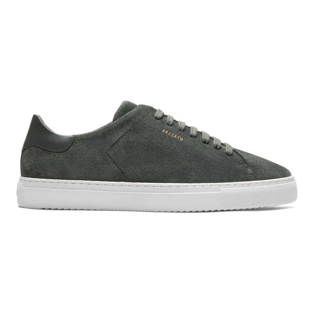 Axel Arigato Men's Gray Sneakers, 11 Uk, Clean 90 Suede Trainers